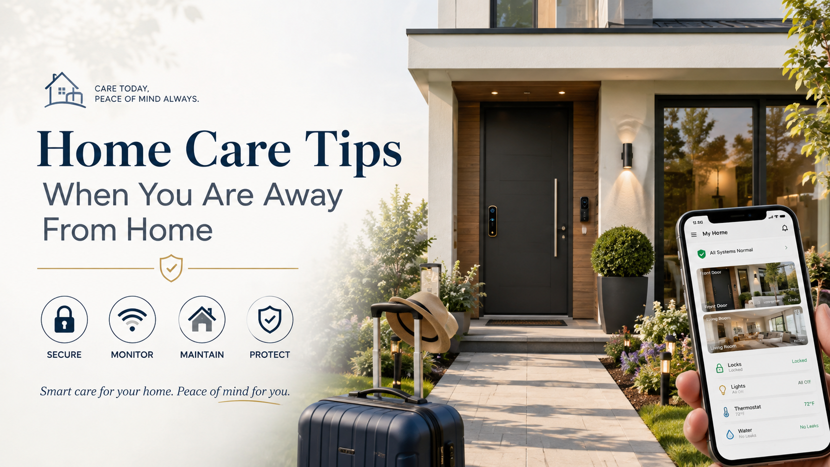 Home Care Tips When You Are Away From Home