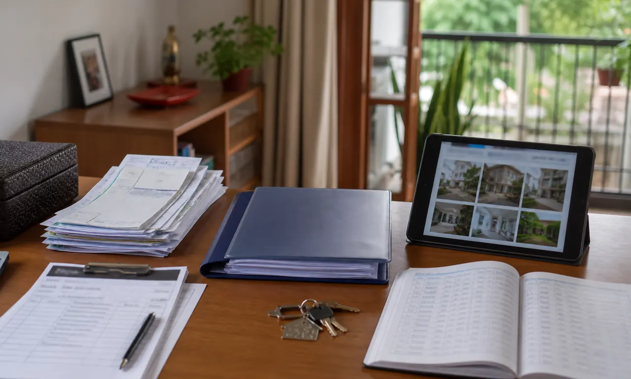 Organised property records, inspection photographs and maintenance checklist