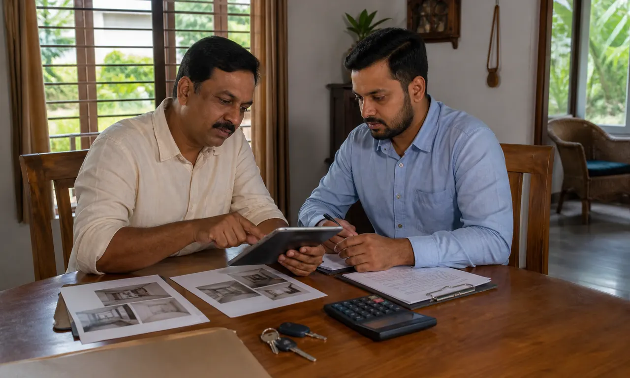 Property owner and manager prioritising maintenance needs and costs in Ernakulam