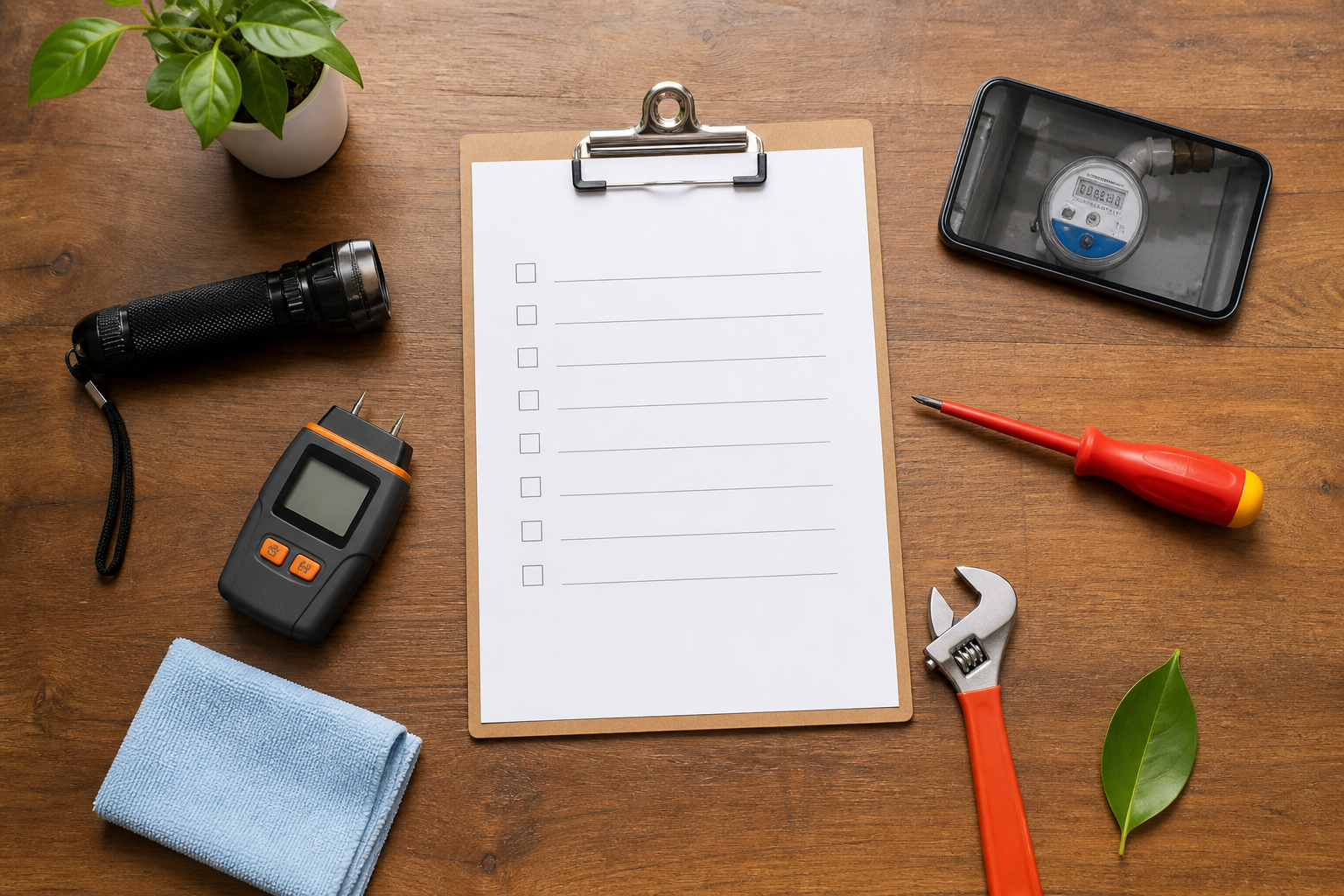 Monthly home inspection checklist tools